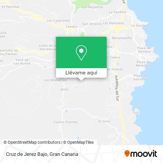 Mapa Cruz de Jerez Bajo