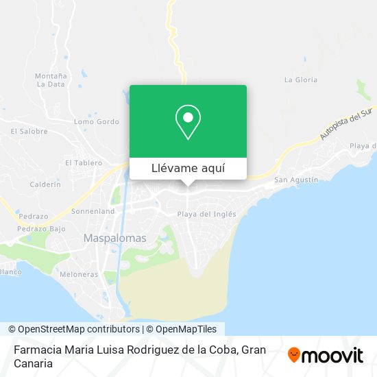 Mapa Farmacia Maria Luisa Rodriguez de la Coba