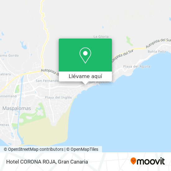 Mapa Hotel CORONA ROJA