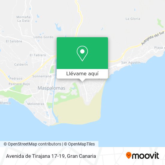 Mapa Avenida de Tirajana 17-19