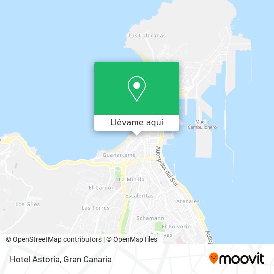 llegar a Hotel Astoria en Palmas De Gran Canaria en Autobús?