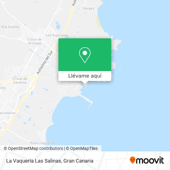 Mapa La Vaquería Las Salinas