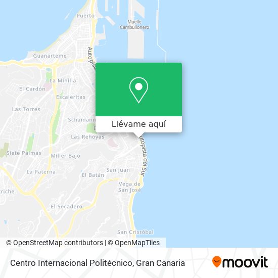 Mapa Centro Internacional Politécnico