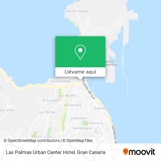 Mapa Las Palmas Urban Center Hotel