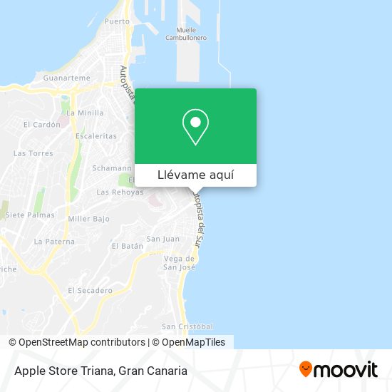 Mapa Apple Store Triana