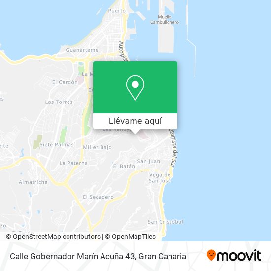 Mapa Calle Gobernador Marín Acuña 43