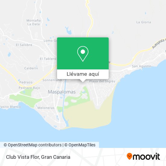 Mapa Club Vista Flor