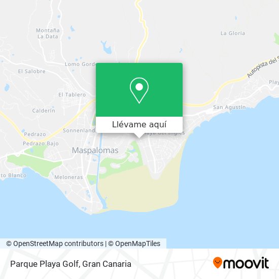 Mapa Parque Playa Golf