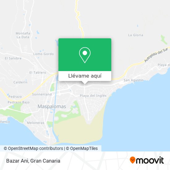 Mapa Bazar Ani