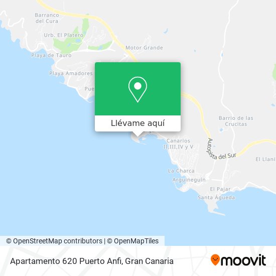 Mapa Apartamento 620 Puerto Anfi