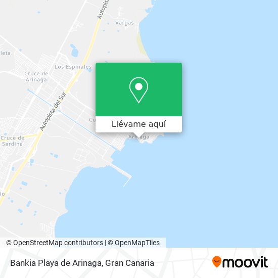 Mapa Bankia Playa de Arinaga