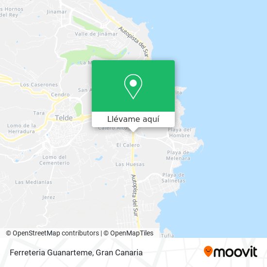 Mapa Ferreteria Guanarteme