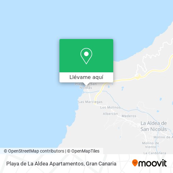 Mapa Playa de La Aldea Apartamentos