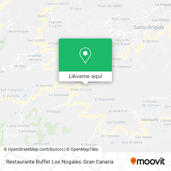 Mapa Restaurante Buffet Los Nogales