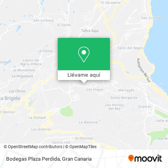 Mapa Bodegas Plaza Perdida
