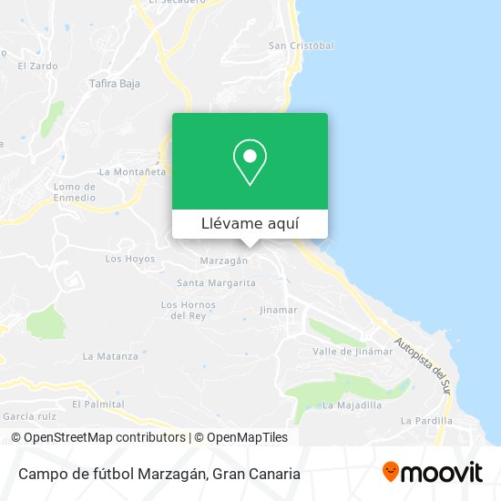 Mapa Campo de fútbol Marzagán