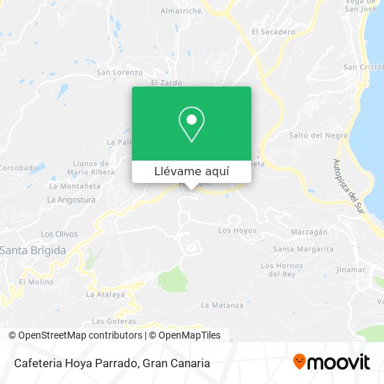 Mapa Cafeteria Hoya Parrado