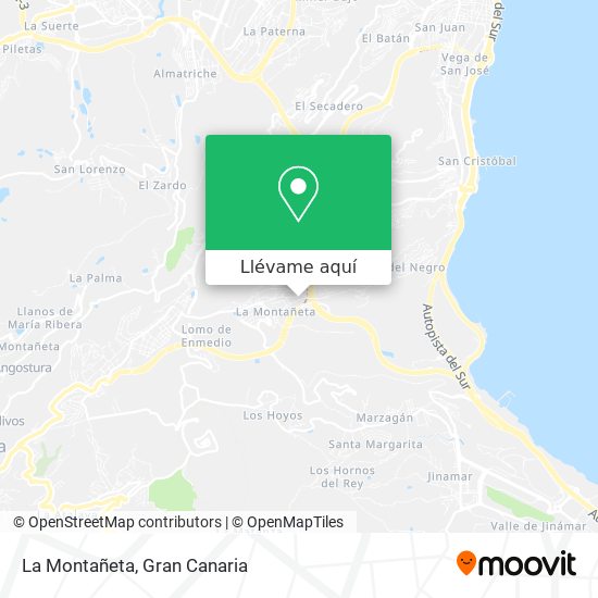 Mapa La Montañeta