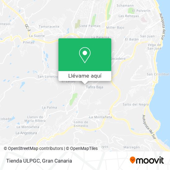 Mapa Tienda ULPGC