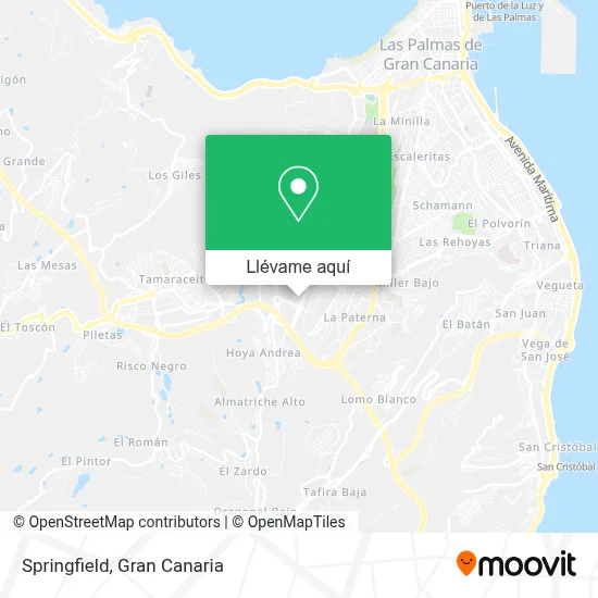 Mapa Springfield