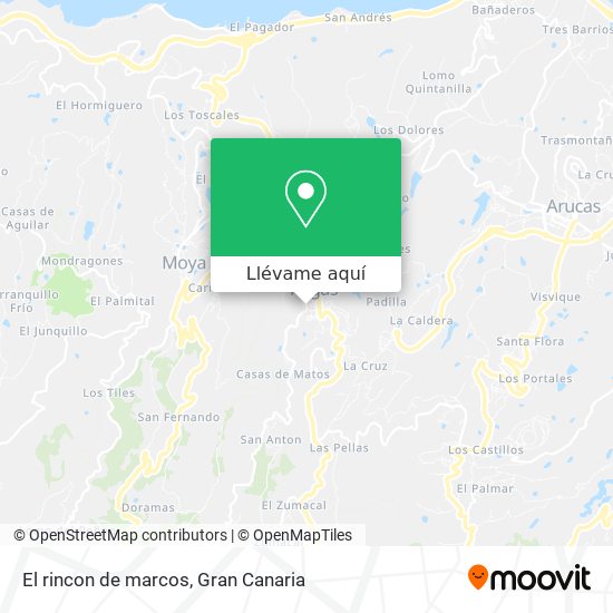 Mapa El rincon de marcos