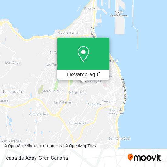 Mapa casa de Aday
