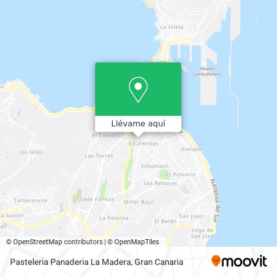 Mapa Pasteleria Panaderia La Madera