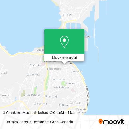 Mapa Terraza Parque Doramas