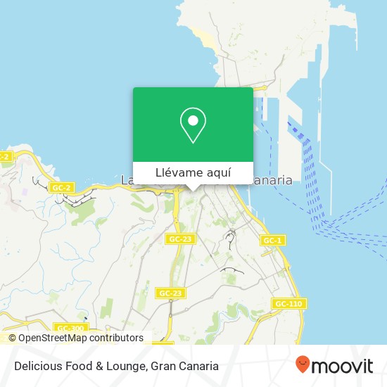 Mapa Delicious Food & Lounge