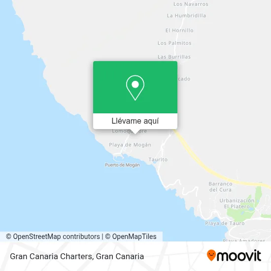 Mapa Gran Canaria Charters