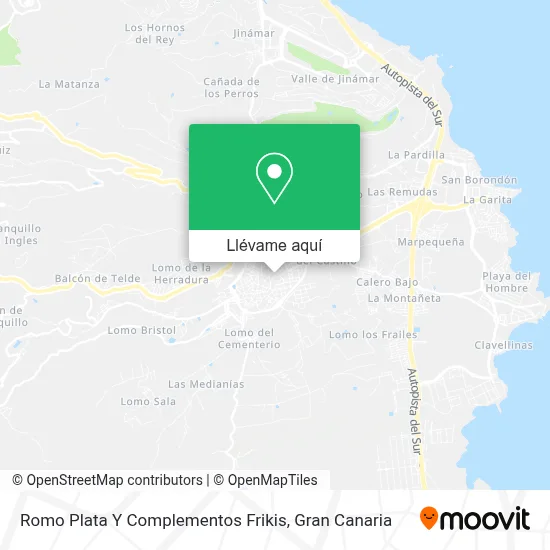 Mapa Romo Plata Y Complementos Frikis