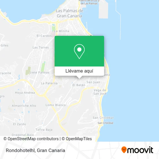 Mapa Rondohotelhl