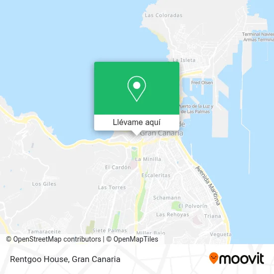 Mapa Rentgoo House