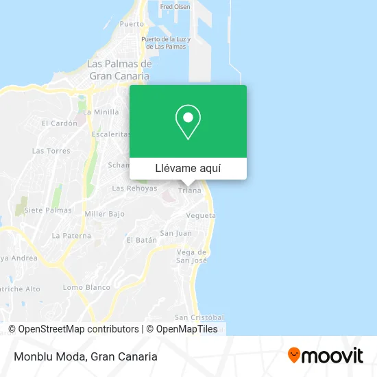 Mapa Monblu Moda