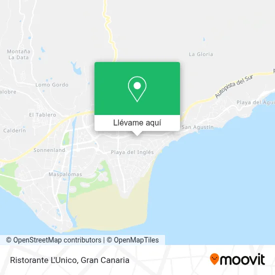 Mapa Ristorante L'Unico