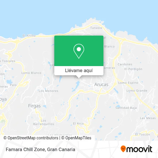 Mapa Famara Chill Zone