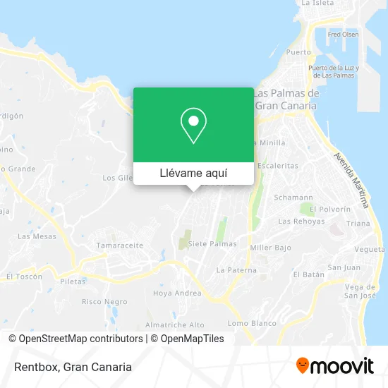 Mapa Rentbox
