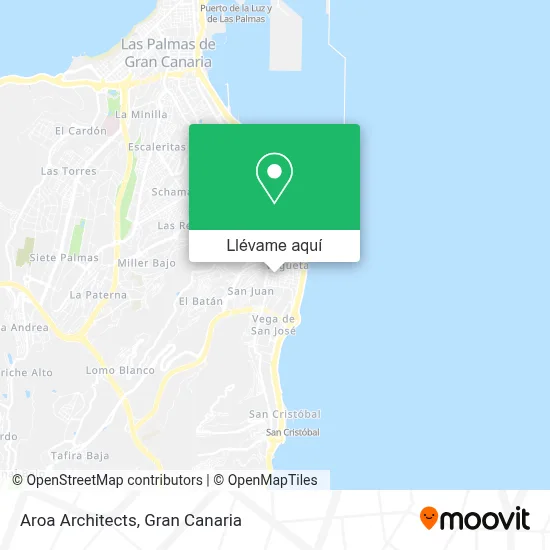 Mapa Aroa Architects