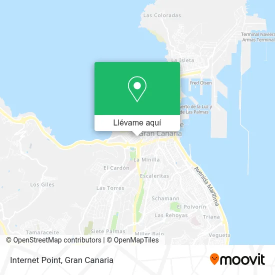 Mapa Internet Point