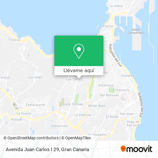 Mapa Avenida Juan Carlos I 29