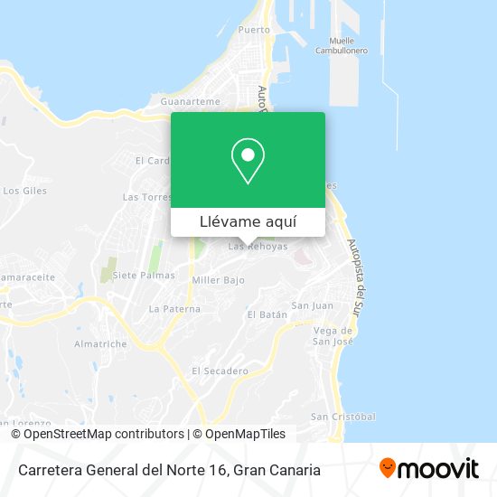 Mapa Carretera General del Norte 16