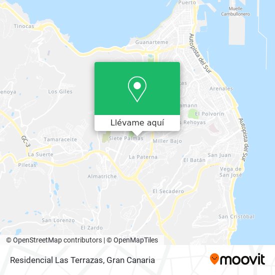 Mapa Residencial Las Terrazas