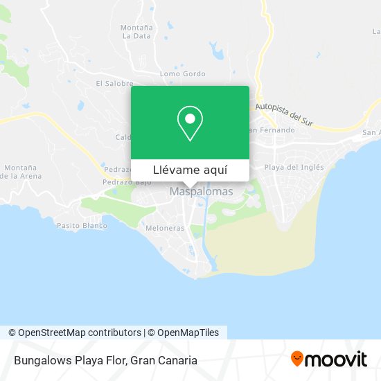 Mapa Bungalows Playa Flor