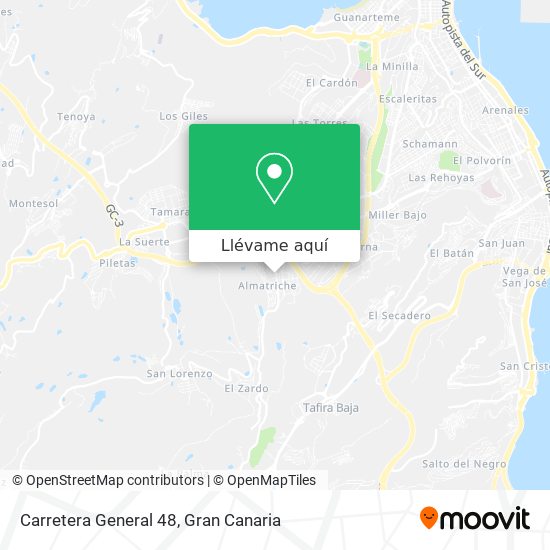 Mapa Carretera General 48