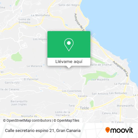 Mapa Calle secretario espino 21