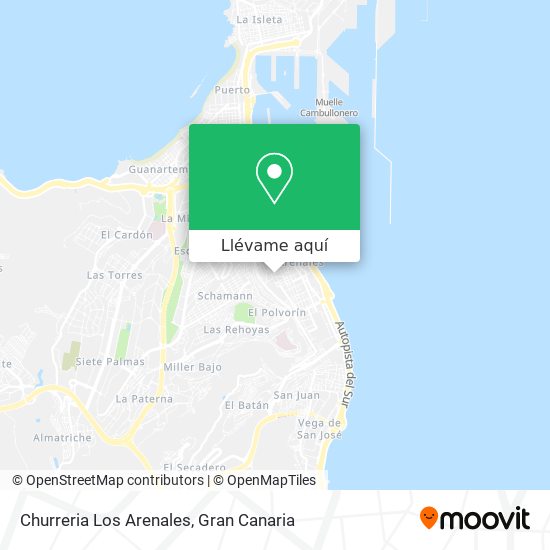 Mapa Churreria Los Arenales