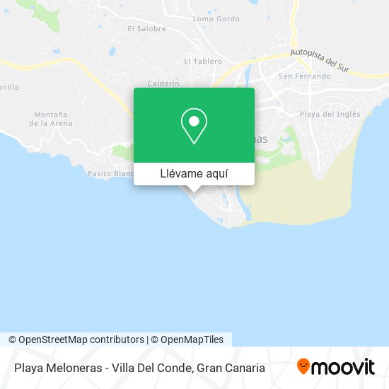 Mapa Playa Meloneras - Villa Del Conde