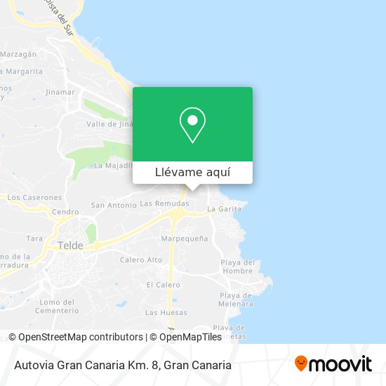 Mapa Autovia Gran Canaria Km. 8