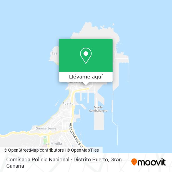 Mapa Comisaría Policía Nacional - Distrito Puerto