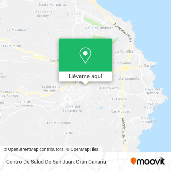 Mapa Centro De Salud De San Juan
